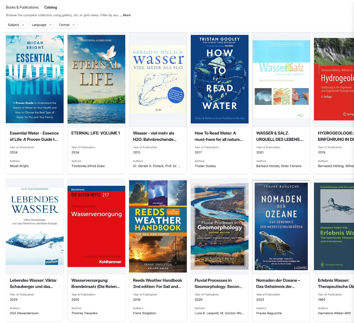 Gallery of book covers in the Airtable book library